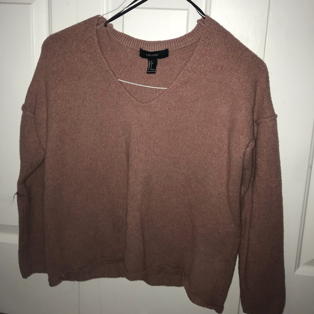 Pink F21 thick sweater